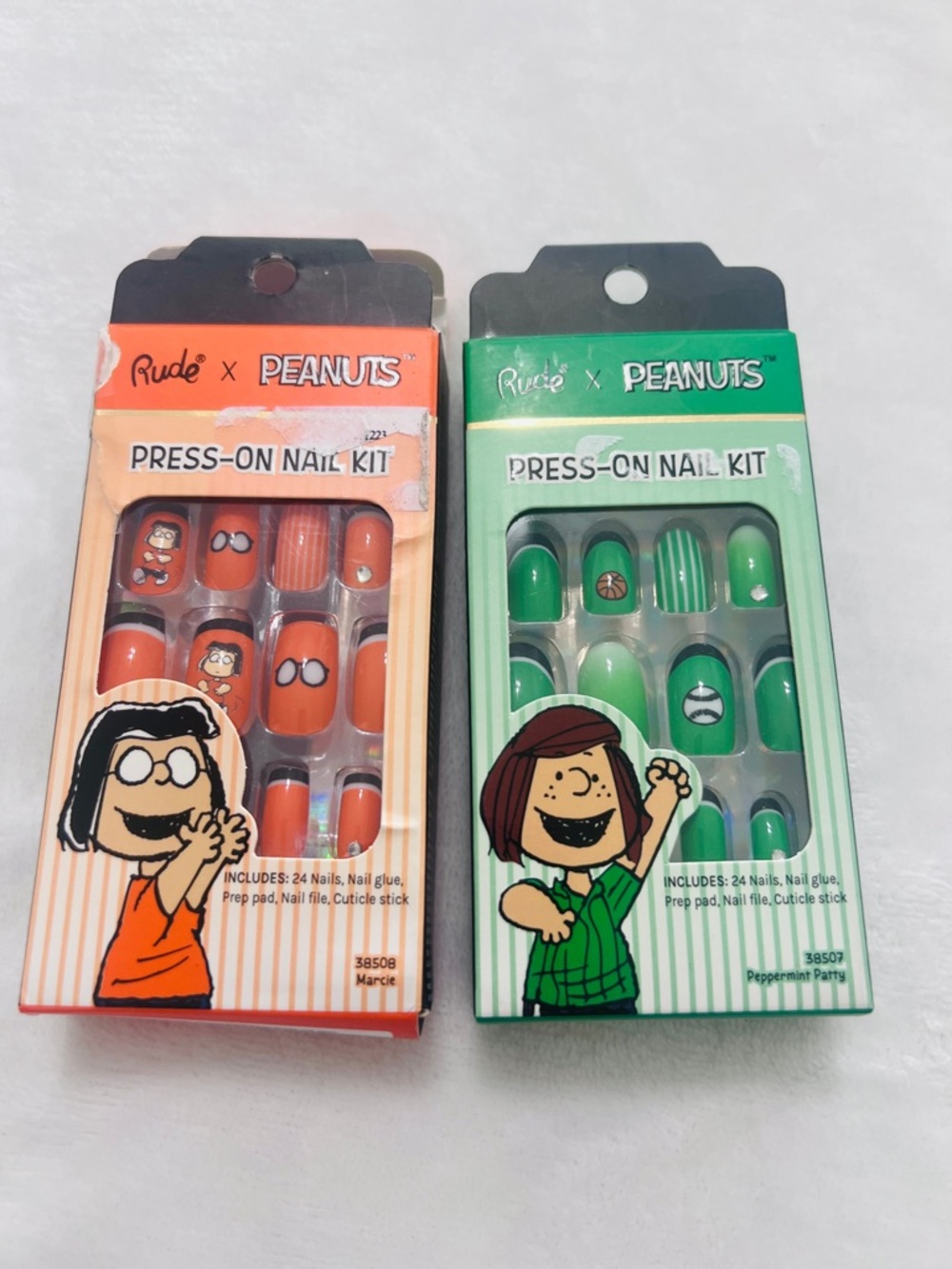 Rude Peanuts Press-On Nail two sets